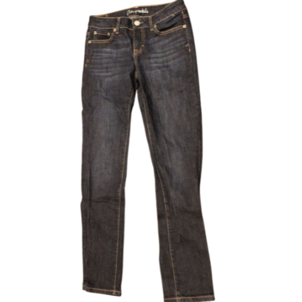 2/$25 🏷 Aeropostale Dark Skinny Jeans Size 2 Short